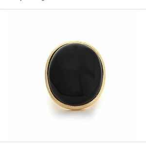 Rivka Friedman Onyx Gold Ring